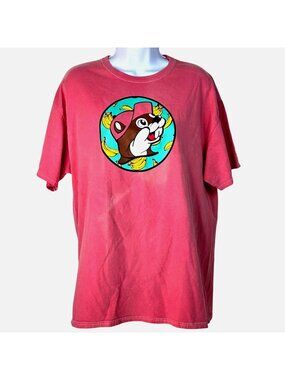 Bananas For Buc-ees Graphic Tee Soft Cotton Large Comfort Casual Store Mascot